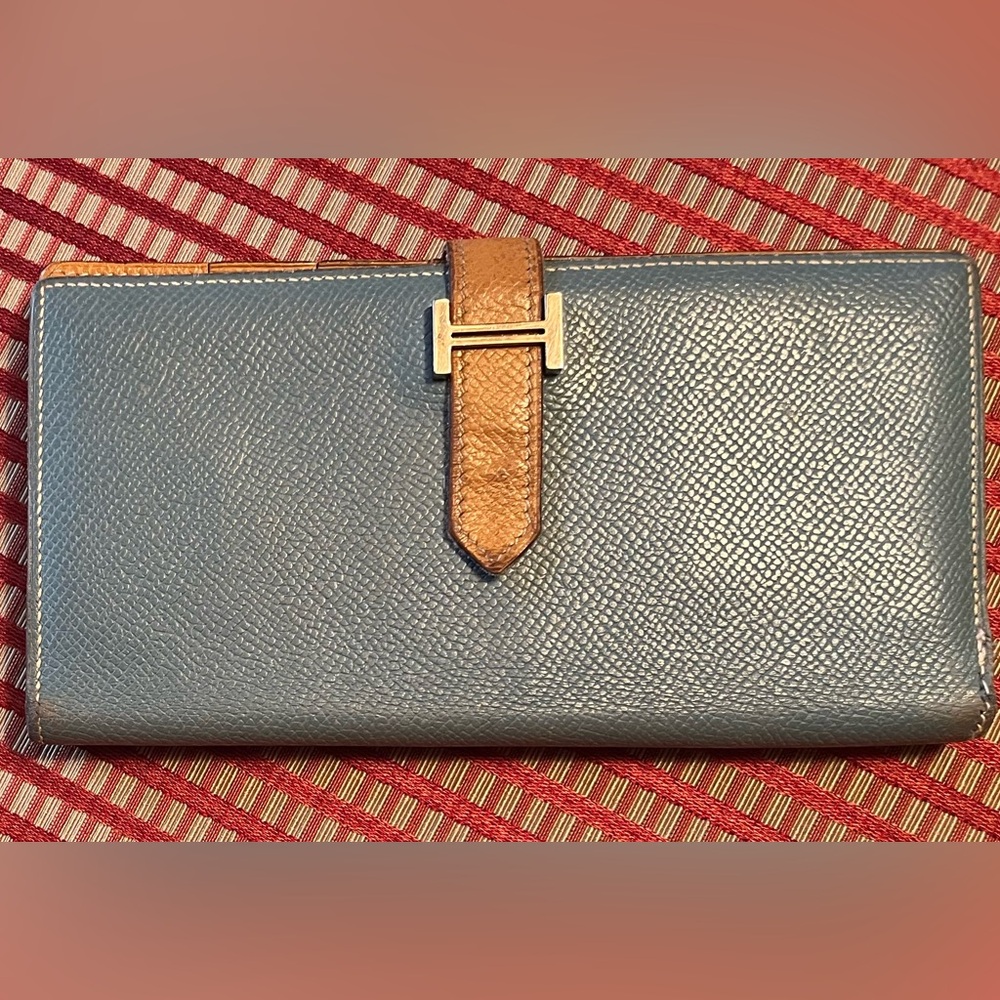 Hermes Bearn Wallet Rare Two-Tone